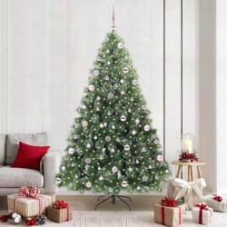 Sapin de Noël artificiel avec 300 LED Vert 210 cm PE et PVC 544438544438