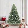 Sapin de Noël artificiel avec 300 LED Vert 210 cm PE et PVC 544438544438