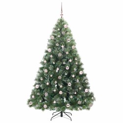 Sapin de Noël artificiel avec 300 LED Vert 210 cm PE et PVC 544438544438