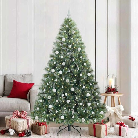 Sapin de Noël artificiel avec 300 LED Vert 210 cm PE et PVC 544439544439