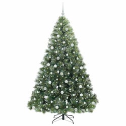 Sapin de Noël artificiel avec 300 LED Vert 210 cm PE et PVC 544439544439