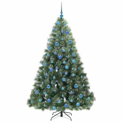 Sapin de Noël artificiel avec 300 LED Vert 180 cm PE et PVC 544440544440