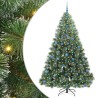 Sapin de Noël artificiel avec 300 LED Vert 210 cm PE et PVC 544444544444