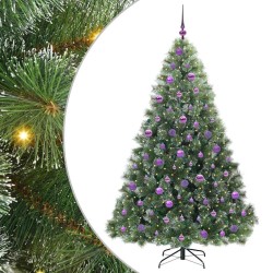 Sapin de Noël artificiel avec 300 LED Vert 180 cm PE et PVC 544446544446