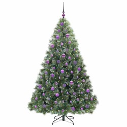 Sapin de Noël artificiel avec 300 LED Vert 180 cm PE et PVC 544446544446