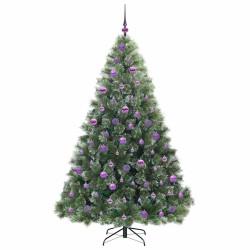 Sapin de Noël artificiel avec 300 LED Vert 180 cm PE et PVC 544446544446