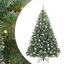 Sapin de Noël artificiel avec 300 LED Vert 180 cm PE et PVC 544447544447