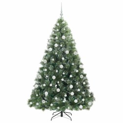 Sapin de Noël artificiel avec 300 LED Vert 180 cm PE et PVC 544447544447