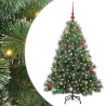 Sapin de Noël artificiel avec 150 LED Vert 150 cm PE et PVC 544448544448