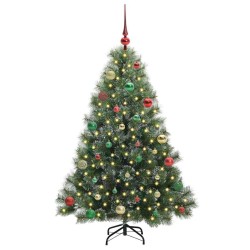 Sapin de Noël artificiel avec 150 LED Vert 150 cm PE et PVC 544448544448