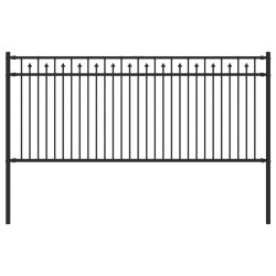 Clôture à pointe Baarlo Noir 200 x 130 cm 544466544466