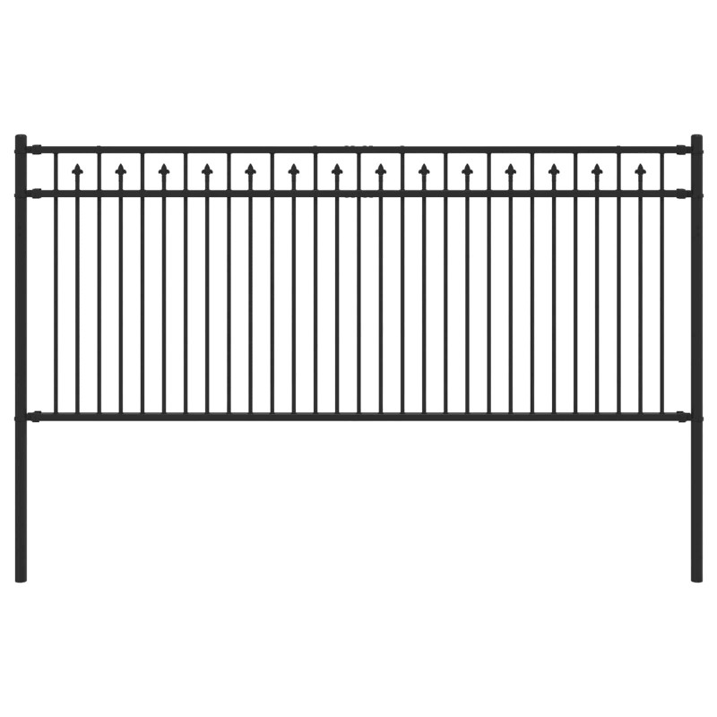 Clôture à pointe Baarlo Noir 200 x 130 cm 544466544466