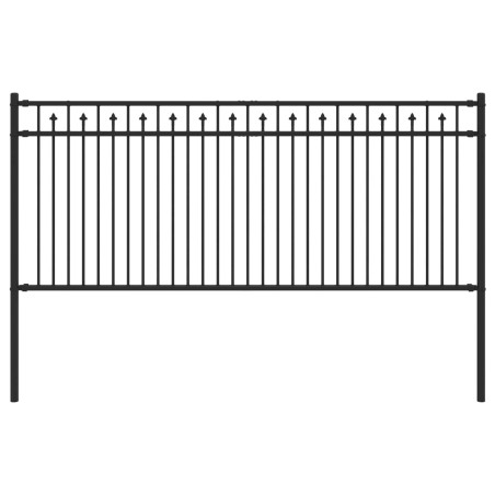 Clôture à pointe Baarlo Noir 200 x 130 cm 544466544466