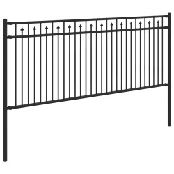 Clôture à pointe Baarlo Noir 200 x 130 cm 544466544466
