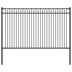 Clôture à pointe Baarlo Noir 200 x 166 cm 544467544467