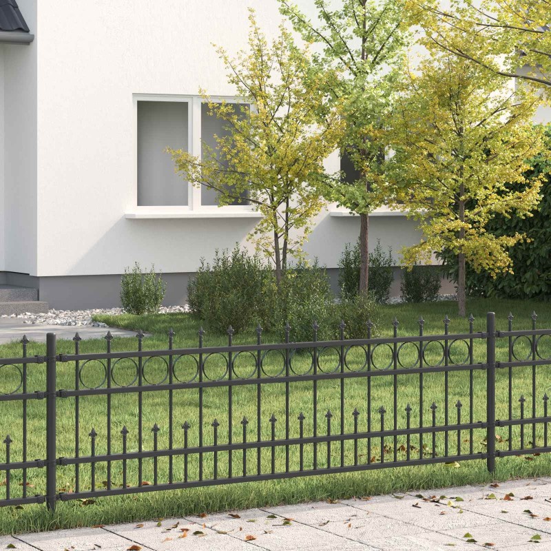 Clôture à anneau piqué Horst Noir 544469544469