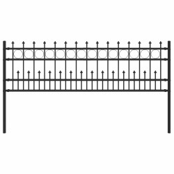 Clôture à anneau piqué Horst Noir 544469544469