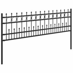 Clôture à anneau piqué Horst Noir 544469544469