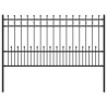 Clôture à anneau piqué Horst Noir 200 x 150 cm 544478544478