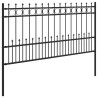 Clôture à anneau piqué Horst Noir 200 x 150 cm 544478544478