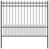 Clôture à anneau piqué Horst Noir 200 x 200 cm 544482544482