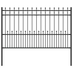 Clôture à anneau piqué Horst Noir 544485544485