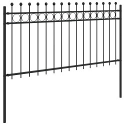 Clôture en anneau Tilburg Noir 200 x 150 cm 544494544494
