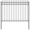 Clôture en anneau Tilburg Noir 200 x 200 cm 544498544498