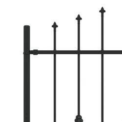 Clôture à Pointe Asten Noir 200 x 150 cm Acier enduit de poudre 544503544503