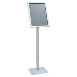 Stand de Poster sur Pied Argenté 32,5 x 27 x 126 cm Fonte 544523544523