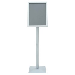 Stand de Poster sur Pied Argenté 32,5 x 27 x 126 cm Fonte 544523544523
