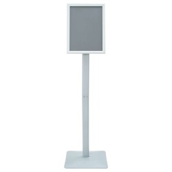 Stand de Poster sur Pied Argenté 32 x 27 x 119 cm Fonte 544574544574