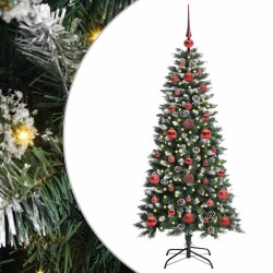 Sapin de Noël artificiel Vert 120 cm PVC, plastique et acier 544580544580
