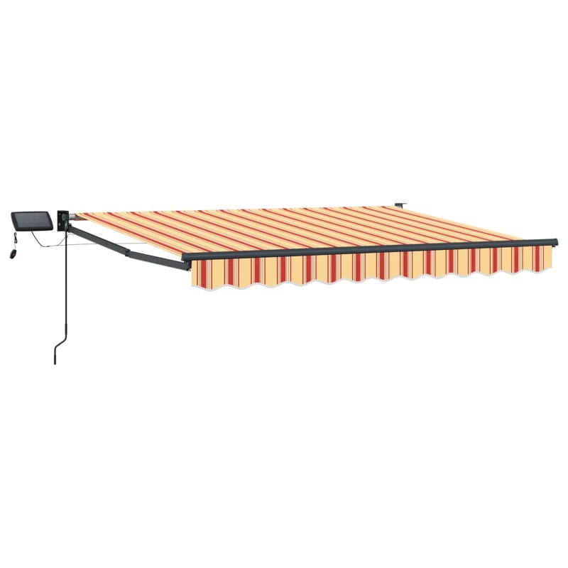 Store rétractable manuel avec LEDs Multicolore 3,5 x 2 m 544597544597