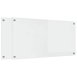 Crédence de cuisine 2 pcs Transparent 100 x 50 cm verre trempé 544640544640