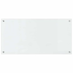 Crédence de cuisine 2 pcs Transparent 100 x 50 cm verre trempé 544640544640