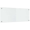 Crédence de cuisine 2 pcs Transparent 100 x 40 cm verre trempé 544650544650