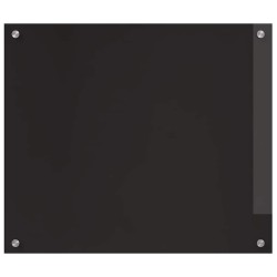 Crédence de cuisine 2 pcs Noir 70 x 60 cm verre trempé 544651544651