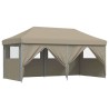 Tente de fête pop-up Taupe 580 x 292 x 315 cm Tissu Oxford 544662544662
