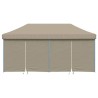 Tente de fête pop-up Taupe 580 x 292 x 315 cm Tissu Oxford 544662544662