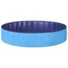 Piscine de nage pliable pour chien Bleu 160 x 160 x 30 cm PVC 544665544665