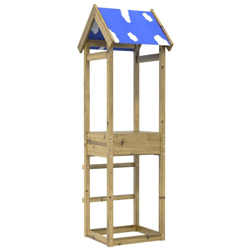 Tour de jeu Marron 52,5 x 46,5 x 195 cm Bois solide imprégné 544673544673