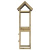 Tour de jeu Marron 52,5 x 46,5 x 195 cm Bois solide imprégné 544673544673