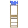 Tour de jeu Marron 52,5 x 46,5 x 195 cm Bois solide imprégné 544673544673