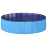 Piscine de nage pliable pour chien Bleu 120 x 120 x 30 cm PVC 544684544684