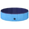 Piscine de nage pliable pour chien Bleu 80 x 80 x 20 cm PVC 544685544685