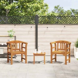 Ensemble de salon Rose de jardin 3 pcs Bois d'Acacia Massif 544686544686