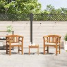 Ensemble de salon Rose de jardin 3 pcs Bois d'Acacia Massif 544687544687