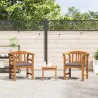 Ensemble de salon Rose de jardin 3 pcs Bois d'Acacia Massif 544688544688