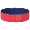 Piscine de nage pliable pour chien Rouge et bleu PVC 544689544689